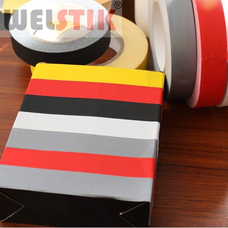 WELSTIK 2 Pack Gaffer Tape Yellow,2" X 33 Yards-10% Longer-Heavy Duty Gaffer Floor Tape Matte Finish for Film Schools, Box-Sealing,Non-Reflective Easy to rip - Image 4